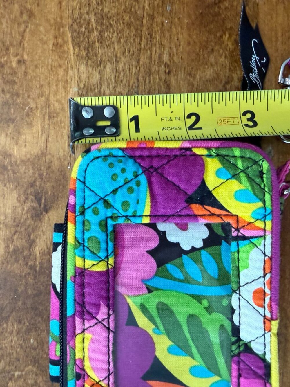 Vera Bradley Wristlet Wallet, Retired "Va Va Voom" Pattern, NWOT - Picture 15 of 15